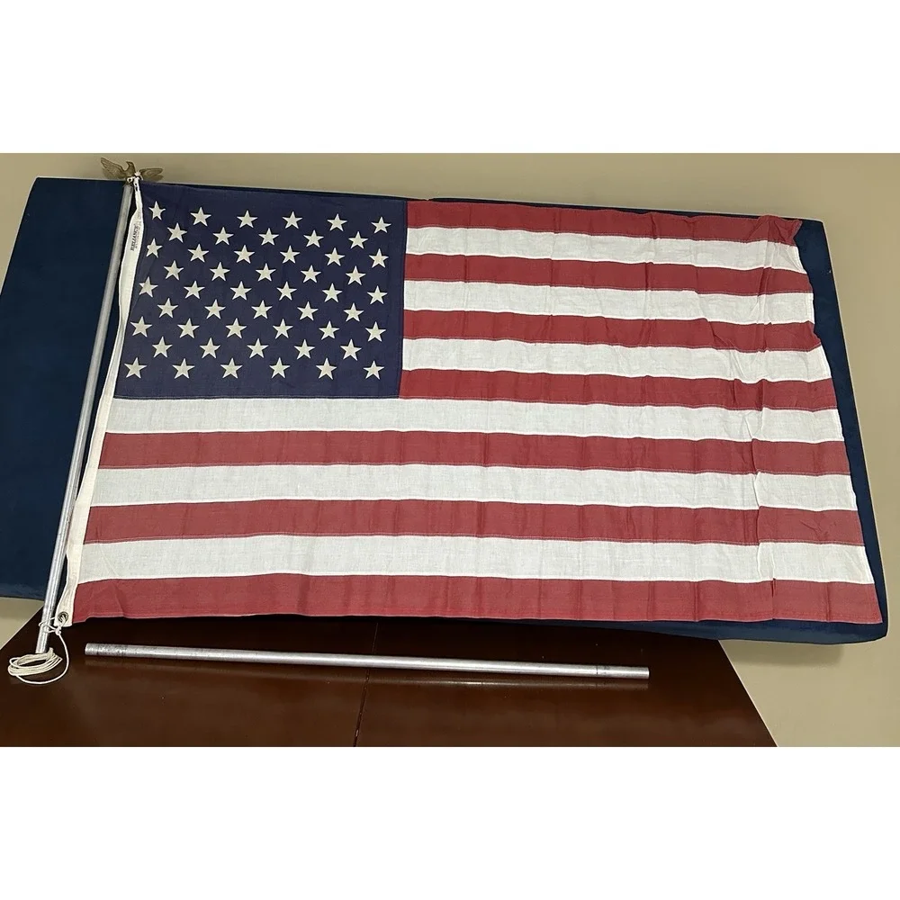 Vintage Reliance Flag With‎ Pole